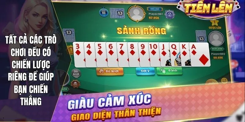 Tất cả các trò chơi đều có chiến lược riêng để giúp bạn chiến thắng